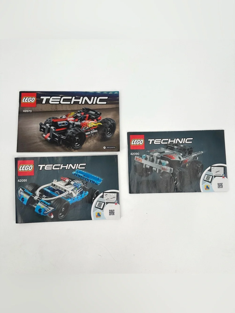 LEGO Instruction Manuals Lot of 3 to TECHNIC Sets 42073, 42091, 42090 BOOKS ONLY